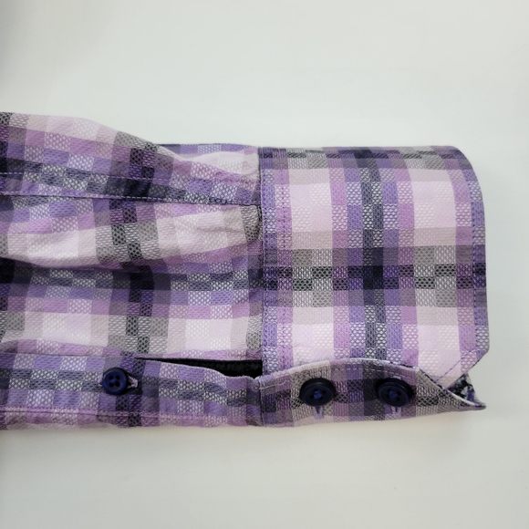 Robert Graham Mens Shirt Size XL Button Up Long Sleeve Flip Cuff - Picture 12 of 13